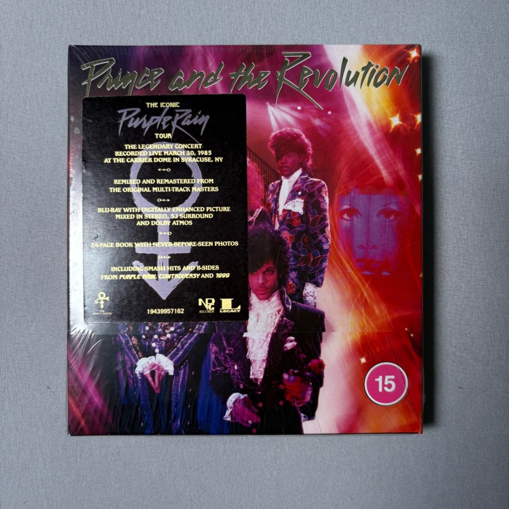 Prince and the Revolution Live 2-CD Blu-ray Purple Rain Tour 19439957162 NEW